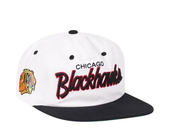 47Brand-Chicago-Blackhawks-Vit-Crosstown-No-Shot-Kepsartain-Snapback-Kepsar1