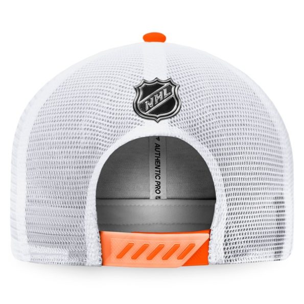 Anaheim-Ducks-Fanatics-Branded-2022-NHL-Draft-Authentic-Pro-On-Stage-Trucker-Justerbar-Keps-SvartVit.5