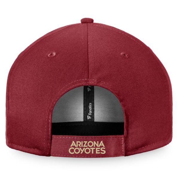 Arizona-Coyotes-Fanatics-Branded-Core-Justerbar-Keps-Garnet.5