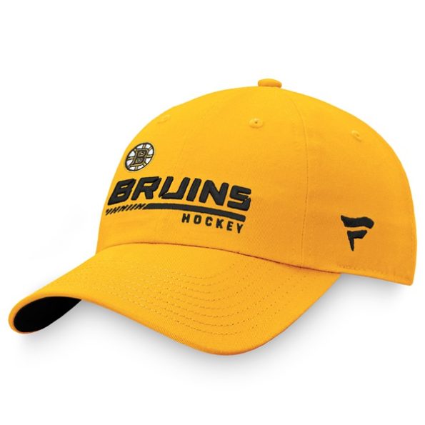 Boston-Bruins-Fanatics-Branded-Authentic-Pro-Locker-Room-Justerbar-Keps-Guld.1