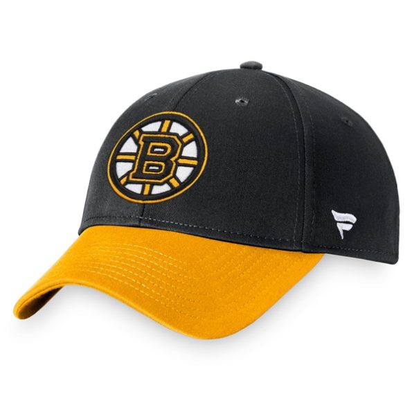 Boston-Bruins-Fanatics-Branded-Core-Justerbar-Keps-SvartGuld.1