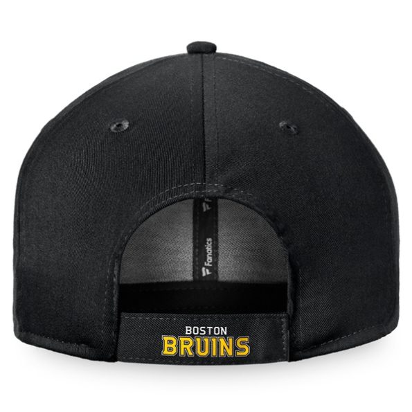 Boston-Bruins-Fanatics-Branded-Core-Justerbar-Keps-SvartGuld.5