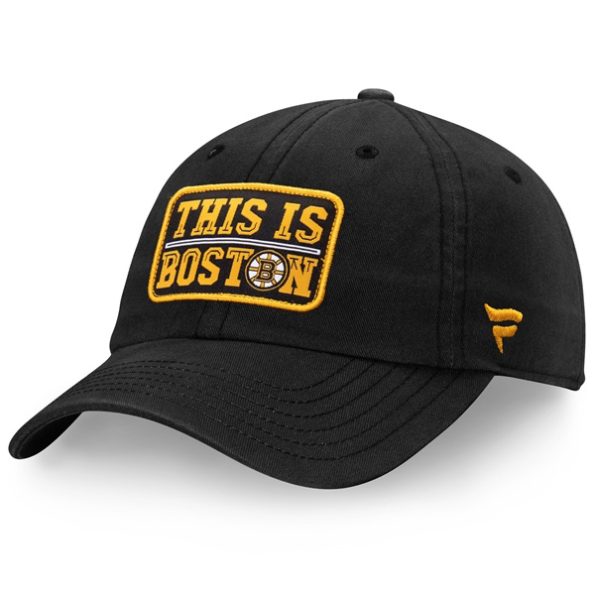 Boston-Bruins-Fanatics-Branded-Hemmatown-Justerbar-Keps-Svart.1
