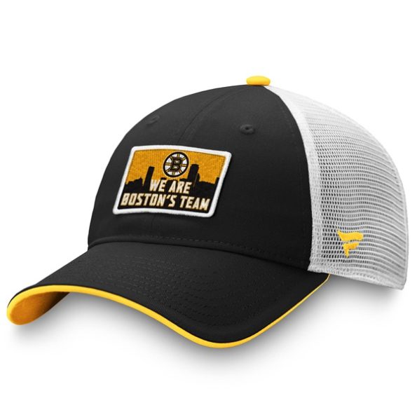 Boston-Bruins-Fanatics-Branded-Hemmatown-Trucker-Snapback-Kepsar-Svart.1