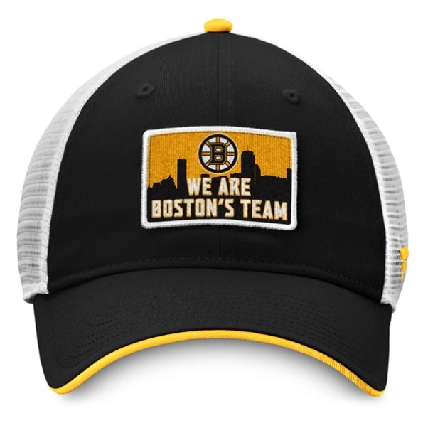 Boston-Bruins-Fanatics-Branded-Hemmatown-Trucker-Snapback-Kepsar-Svart.3