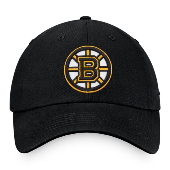 Boston-Bruins-Fanatics-Branded-Team-Unstructured-Justerbar-Keps-Svart.3