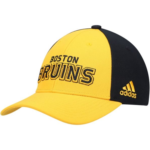 Boston-Bruins-Locker-Room-Justerbar-Keps-Guld.1