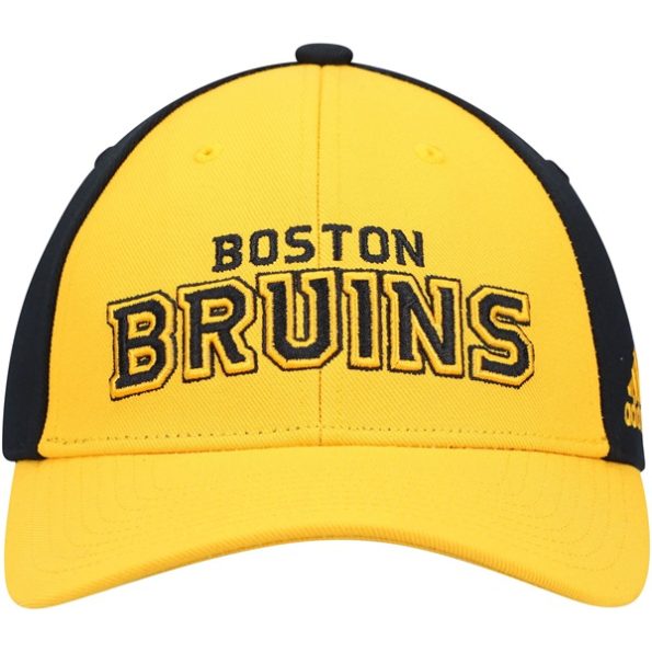 Boston-Bruins-Locker-Room-Justerbar-Keps-Guld.3