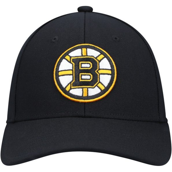 Boston-Bruins-Primary-Logo-Justerbar-Keps-Svart.3
