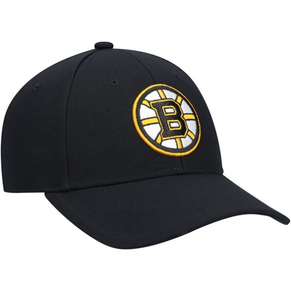 Boston-Bruins-Primary-Logo-Justerbar-Keps-Svart.4