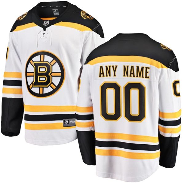 Boston-Bruins-Troja-med-eget-tryck-Fanatics-Branded-Vit-Breakaway