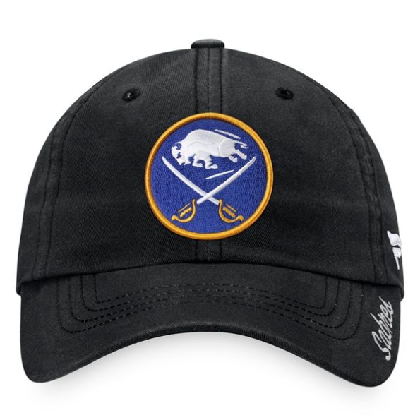 Buffalo-Sabres-Fanatics-Branded-Dam-Primary-Logo-Justerbar-Keps-Svart.3