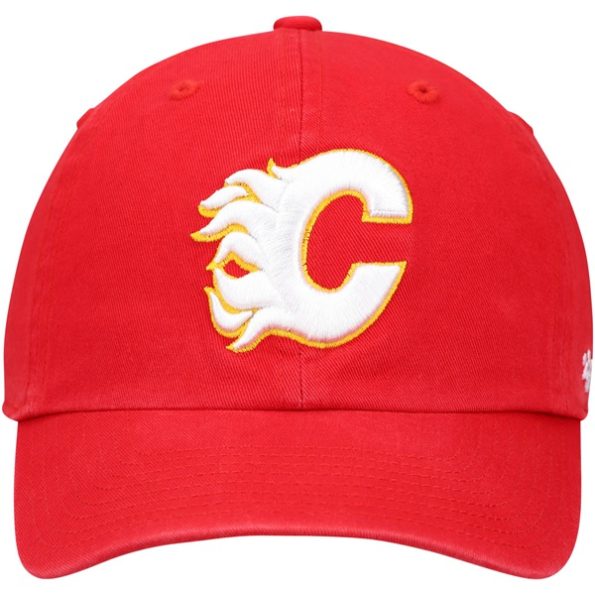 Calgary-Flames-47-Team-Clean-Up-Justerbar-Keps-Rod.3
