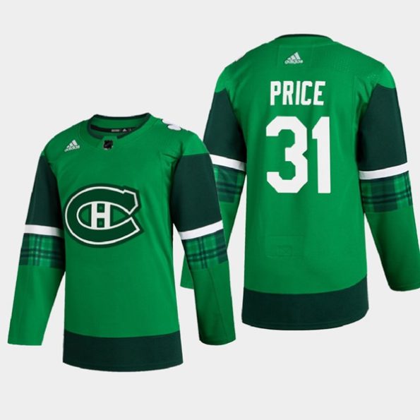 Canadiens-Carey-Price-NO.31-2020-St.-Patricks-Day-Authentic-Player-Green-Jersey