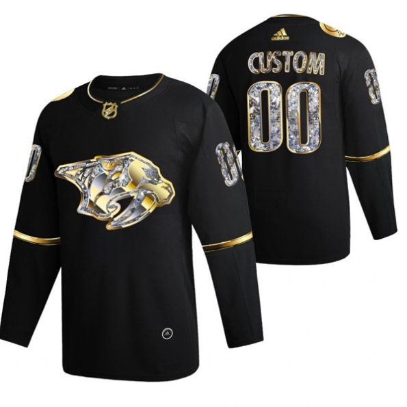 Custom-Nashville-Predators-NO.00-Black-Diamond-Edition-2022-Stanley-Cup-Playoffs-Jersey