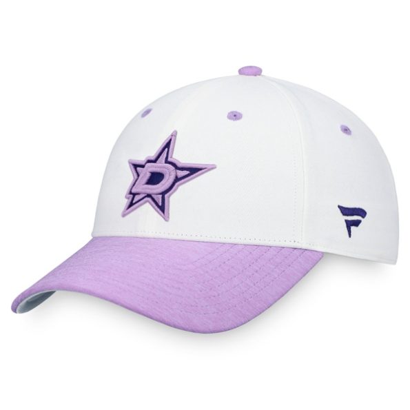 Dallas-Stars-Fanatics-Branded-Authentic-Pro-Hockey-Fights-Cancer-Snapback-Kepsar-Vitlila.2