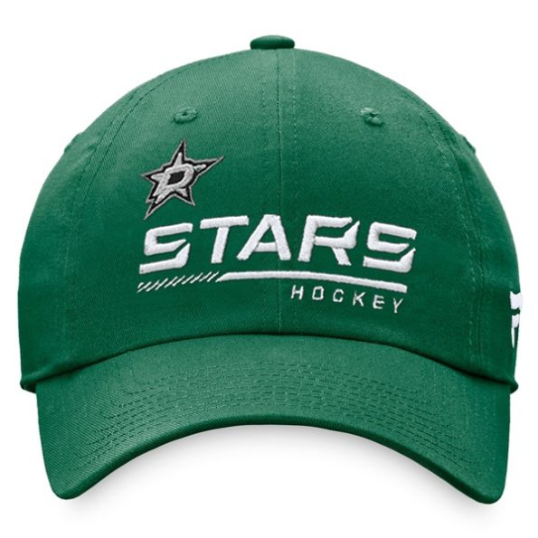Dallas-Stars-Fanatics-Branded-Authentic-Pro-Locker-Room-Team-Justerbar-Keps-Gron.3