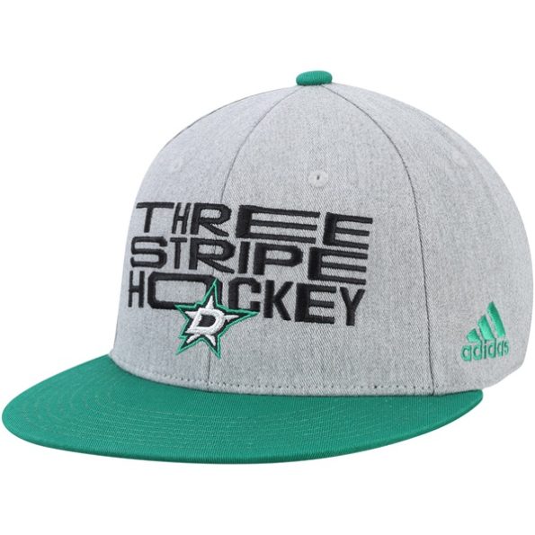 Dallas-Stars-Three-Stripe-Hockey-Justerbar-Keps-GraKelly-Gron.2