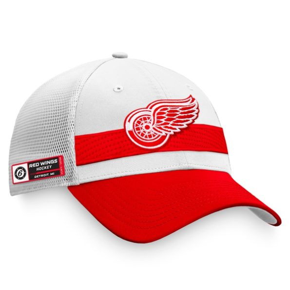 Detroit-Red-Wings-2021-NHL-Draft-Authentic-Pro-On-Stage-Trucker-Snapback-Kepsar-VitRed.4