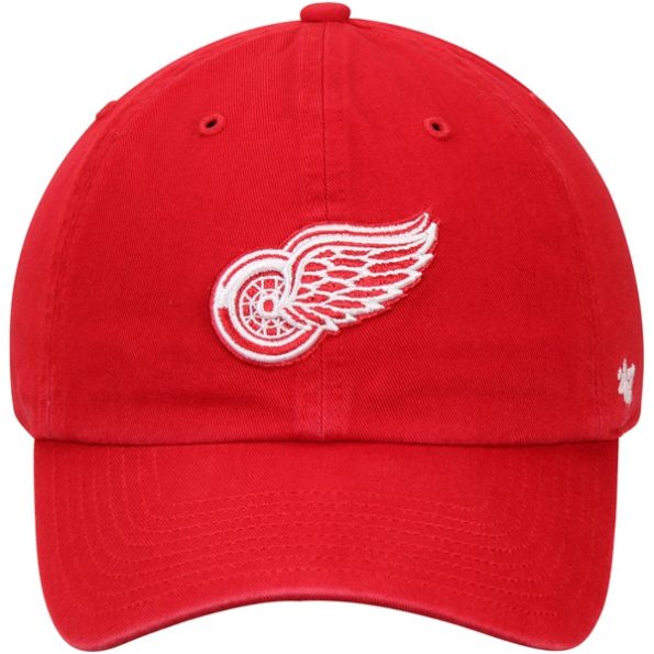 Detroit-Red-Wings-47-Clean-Up-Justerbar-Keps-Rod.3