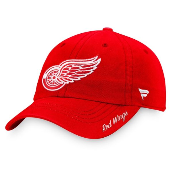 Detroit-Red-Wings-Dam-Core-Primary-Logo-Justerbar-Keps-Rod.1