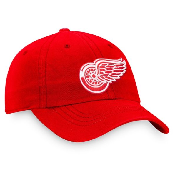 Detroit-Red-Wings-Dam-Core-Primary-Logo-Justerbar-Keps-Rod.4