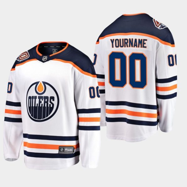 Edmonton-Oilers-Troja-med-eget-tryck-NO.00-Vit-40th-Anniversary