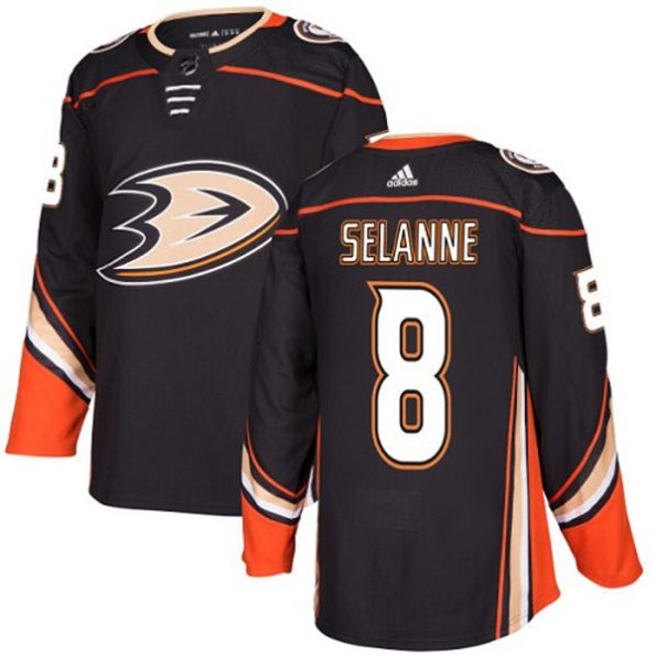 Men-s-Anaheim-Ducks-Teemu-Selanne-NO.8-Black-Authentic-Home