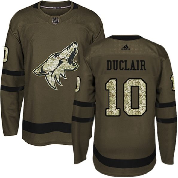 Men-s-Arizona-Coyotes-Anthony-Duclair-NO.10-Authentic-Green-Salute-to-Service