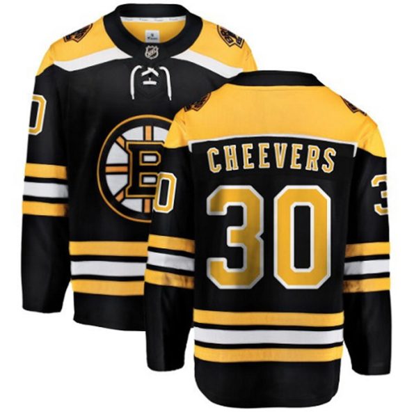 Men-s-Boston-Bruins-Gerry-Cheevers-NO.30-Breakaway-Black-Fanatics-Branded-Home