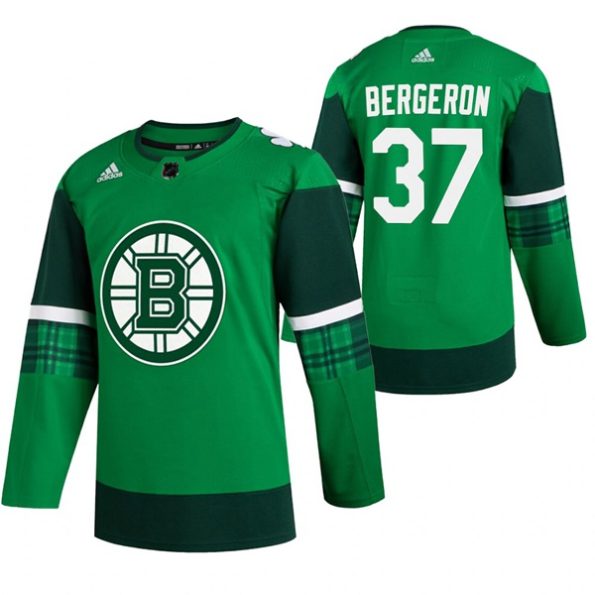 Men-s-Boston-Bruins-Patrice-Bergeron-NO.37-Green-2020-St-Paddys-Day