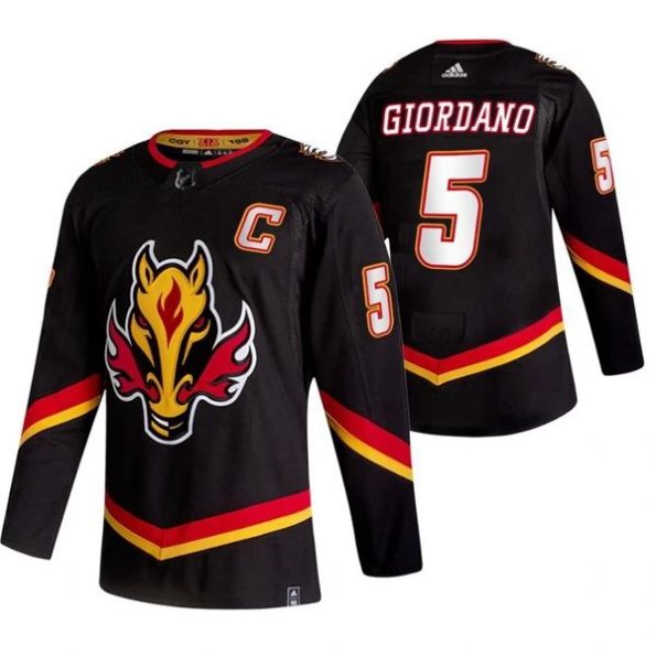 Men-s-Calgary-Flames-Mark-Giordano-NO.5-2022-Reverse-Retro-Black-Authentic