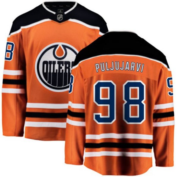 Men-s-Edmonton-Oilers-Jesse-Puljujarvi-NO.98-Breakaway-Orange-Fanatics-Branded-Home
