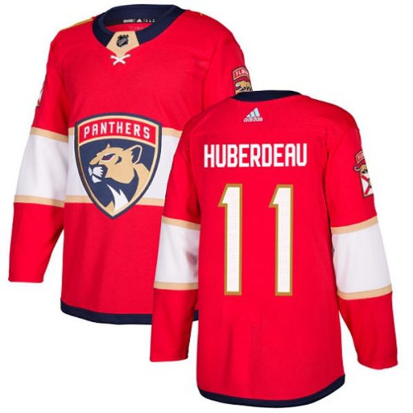 Men-s-Florida-Panthers-Jonathan-Huberdeau-NO.11-Authentic-Red-Home