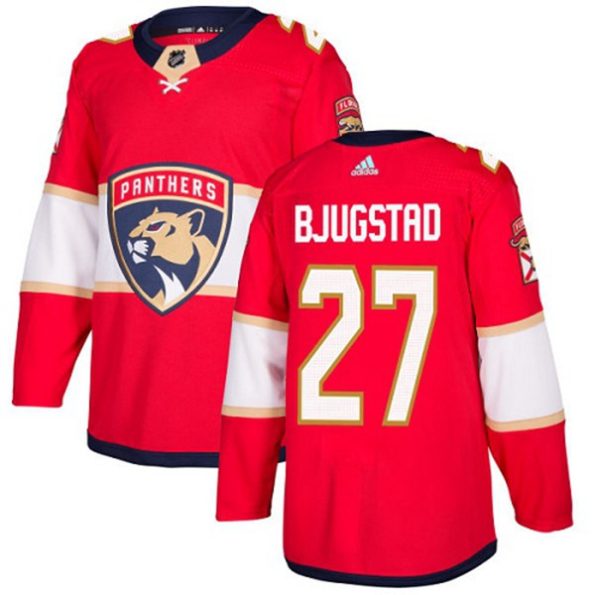 Men-s-Florida-Panthers-Nick-Bjugstad-NO.27-Authentic-Red-Home