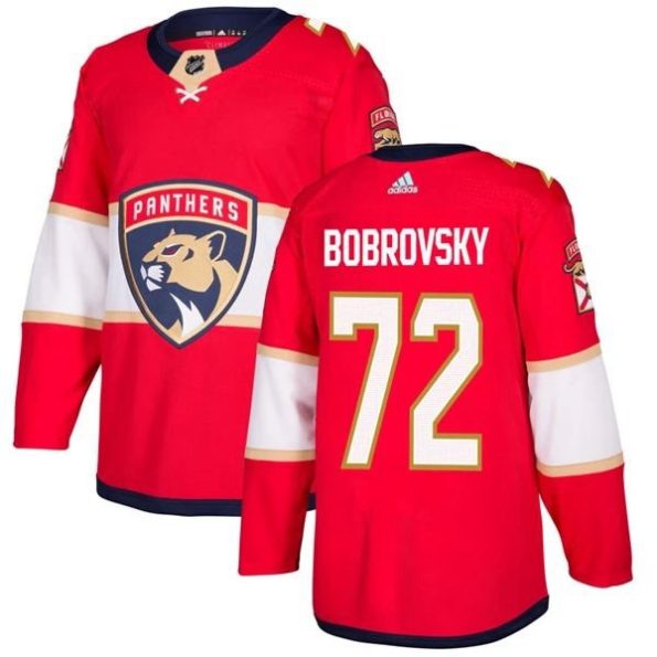 Men-s-Florida-Panthers-Sergei-Bobrovsky-NO.72-Red-Authentic