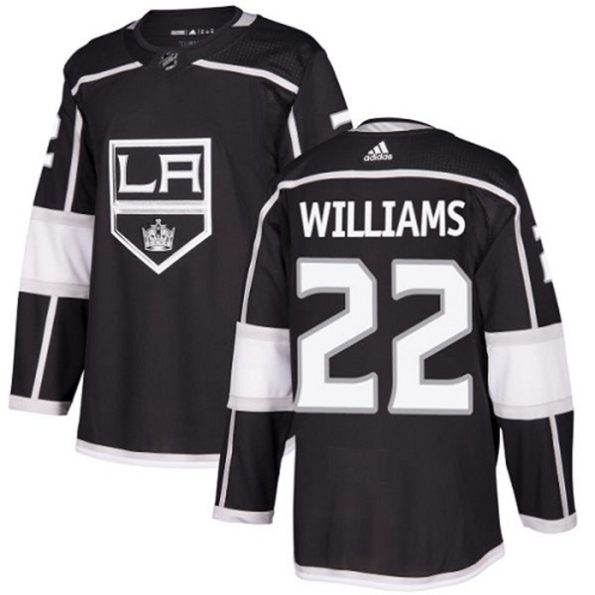 Men-s-Los-Angeles-Kings-Tiger-Williams-NO.22-Authentic-Black-Home