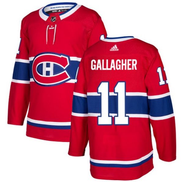 Men-s-Montreal-Canadiens-Brendan-Gallagher-NO.11-Authentic-Red-Home
