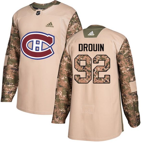 Men-s-Montreal-Canadiens-Jonathan-Drouin-NO.92-Authentic-Camo-Veterans-Day-Practice