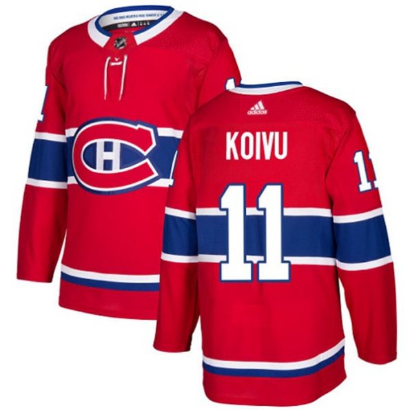 Men-s-Montreal-Canadiens-Saku-Koivu-NO.11-Authentic-Red-Home
