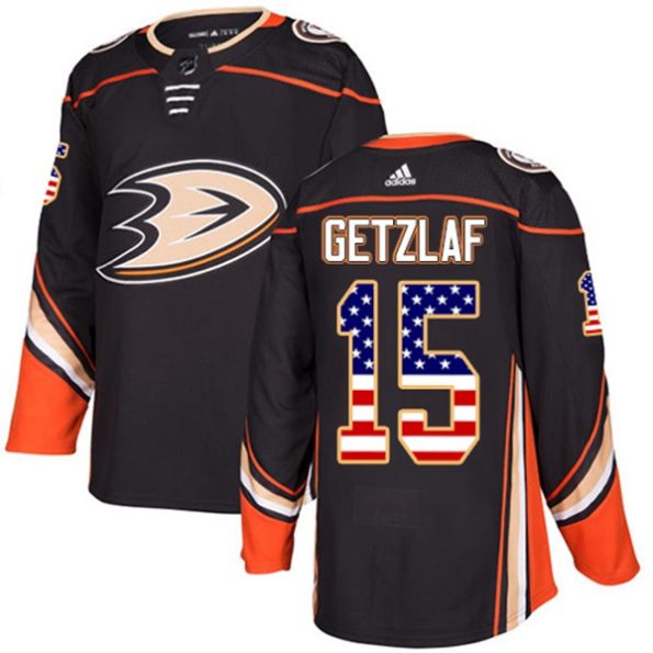 Men-s-NHL-Anaheim-Ducks-Ryan-Getzlaf-NO.15-Black-USA-Flag-Fashion