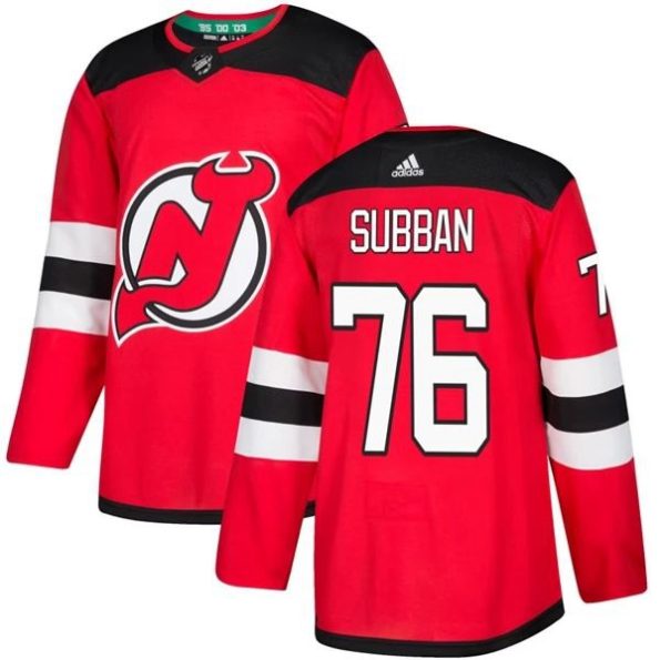 Men-s-New-Jersey-Devils-P.K.-Subban-NO.76-Red-Authentic