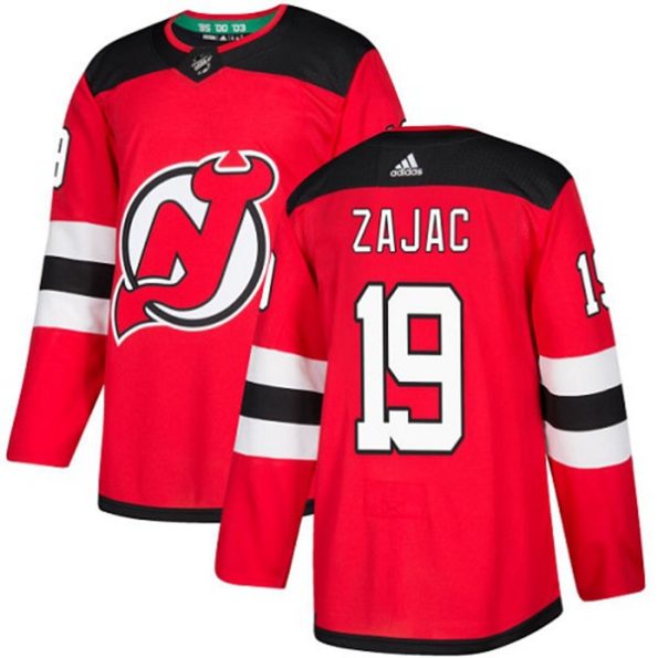 Men-s-New-Jersey-Devils-Travis-Zajac-NO.19-Authentic-Red-Home