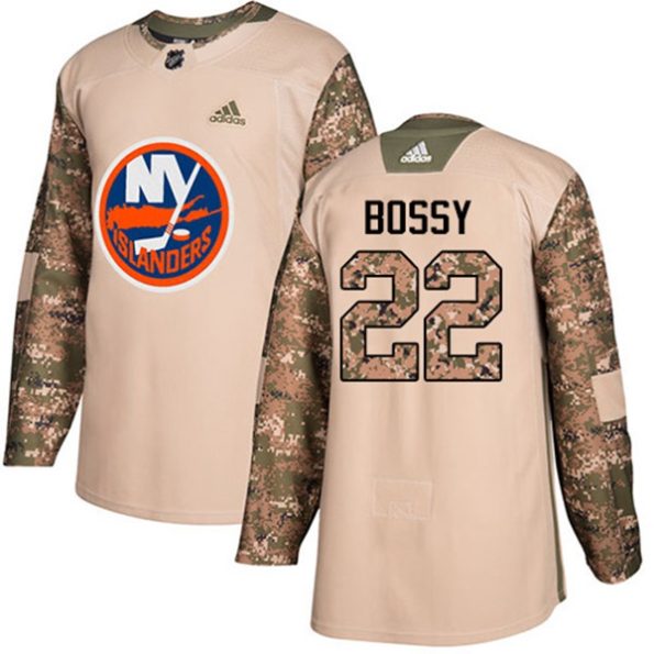 Men-s-New-York-Islanders-Mike-Bossy-NO.22-Authentic-Camo-Veterans-Day-Practice