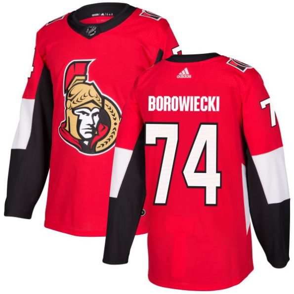 Men-s-Ottawa-Senators-Mark-Borowiecki-NO.74-Authentic-Red-Home