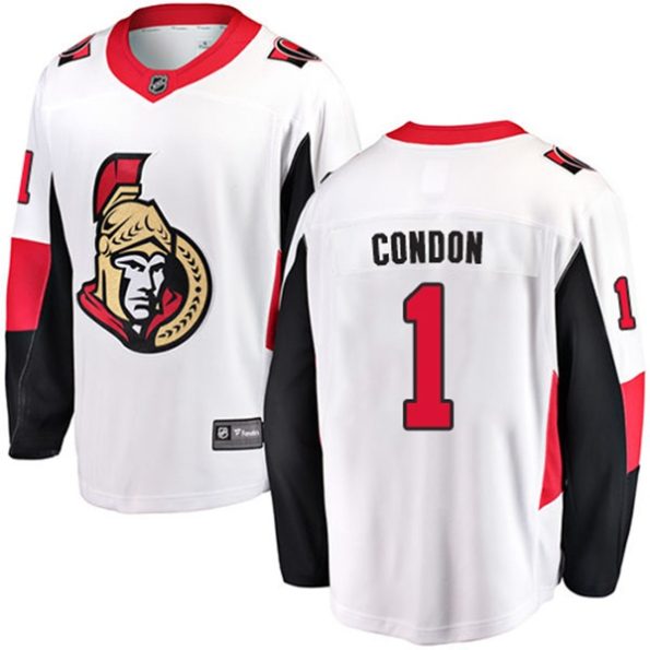 Men-s-Ottawa-Senators-Mike-Condon-NO.1-Breakaway-White-Fanatics-Branded-Away