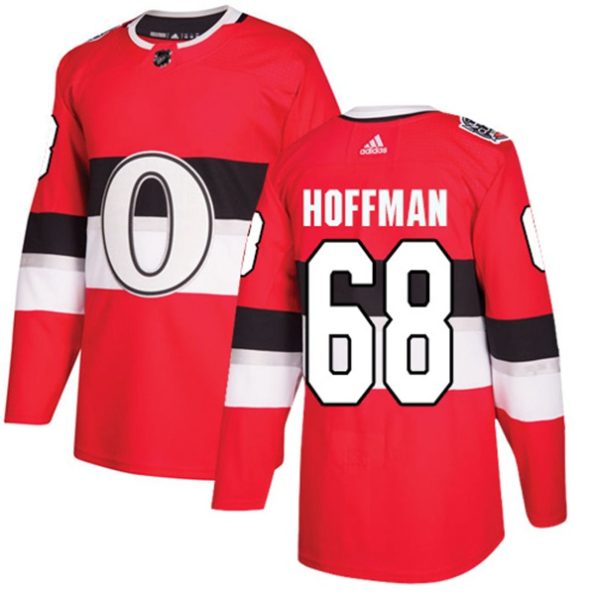 Men-s-Ottawa-Senators-Mike-Hoffman-NO.68-Authentic-Red-2017-100-Classic