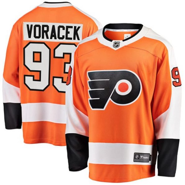 Men-s-Philadelphia-Flyers-Jakub-Voracek-NO.93-Breakaway-Orange-Fanatics-Branded-Home