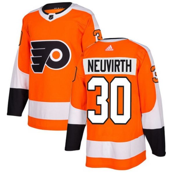 Men-s-Philadelphia-Flyers-Michal-Neuvirth-NO.30-Authentic-Orange-Home