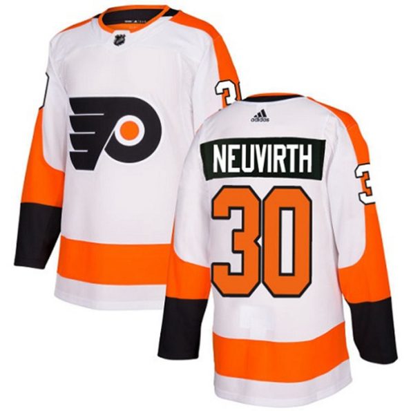 Men-s-Philadelphia-Flyers-Michal-Neuvirth-NO.30-Authentic-White-Away